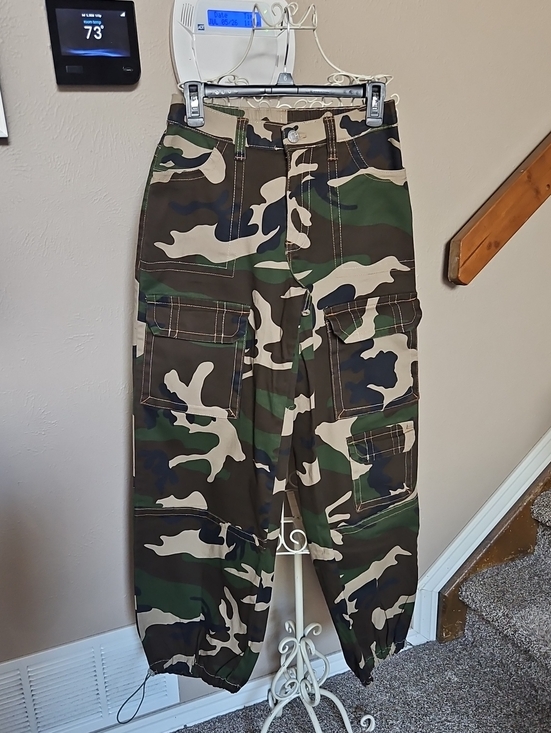 Madden Girl Pants - Madden Girl High Waist Camo Cargo Pants